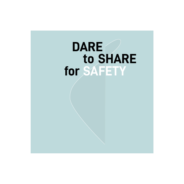 dare to share for safety congres mettrop grafische vormgeving